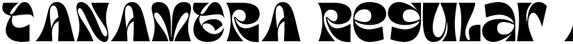 TANAMERA Regular font