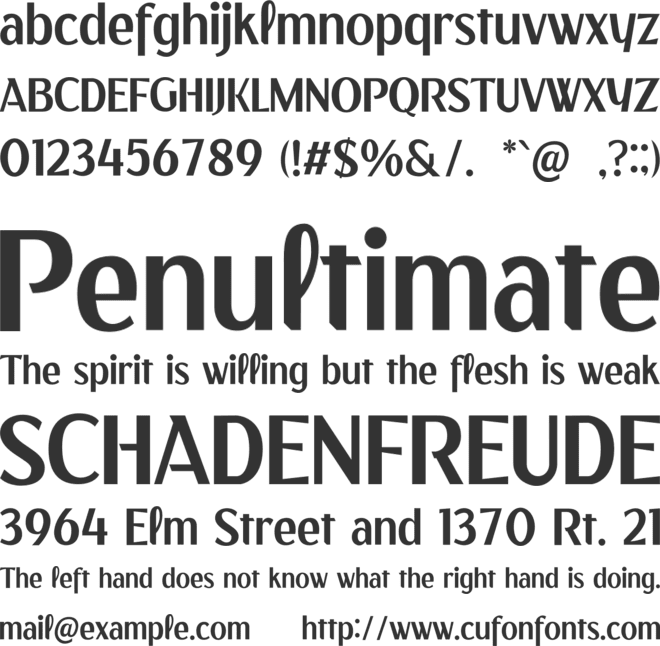 Velvetta font preview