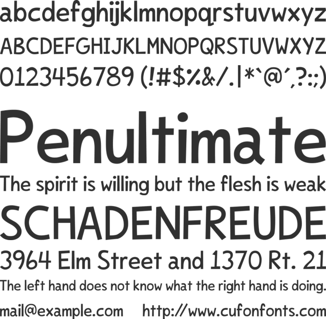 Butlermations Crazy font preview