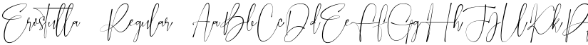 Erostulla Regular font
