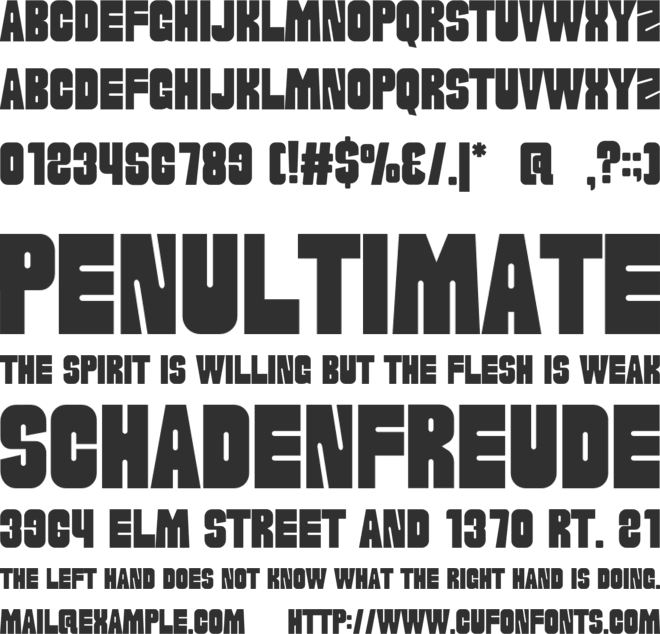 Dream Groove font preview