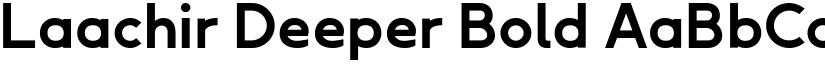 Laachir Deeper Bold font