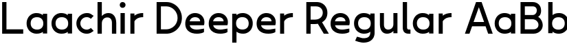 Laachir Deeper Regular font