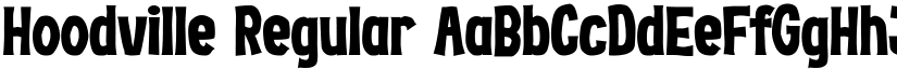 Hoodville Regular font