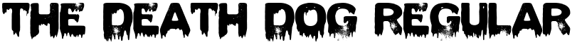 The Death Dog Regular font