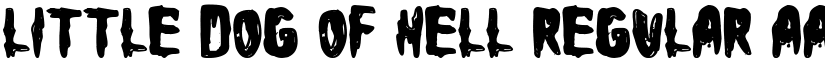 Little Dog of Hell Regular font