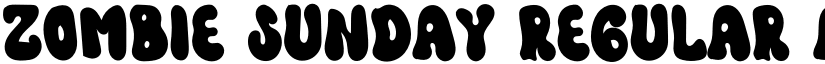 Zombie Sunday Regular font