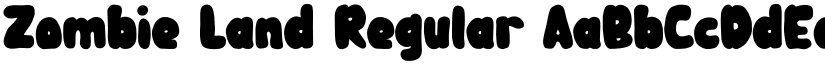 Zombie Land font download
