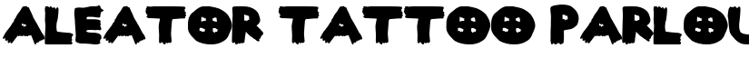 Aleator Tattoo Parlour Regular font
