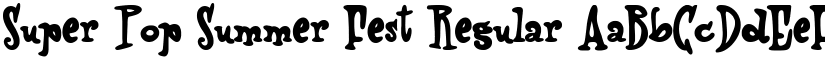 Super Pop Summer Fest Regular font