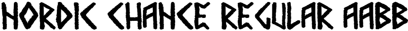 Nordic Chance Regular font