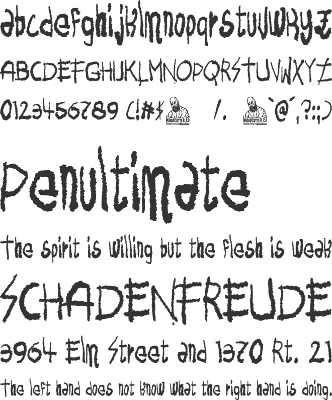 The Lithium Shop font preview