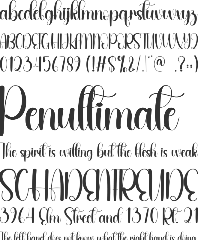 Intelligent font preview
