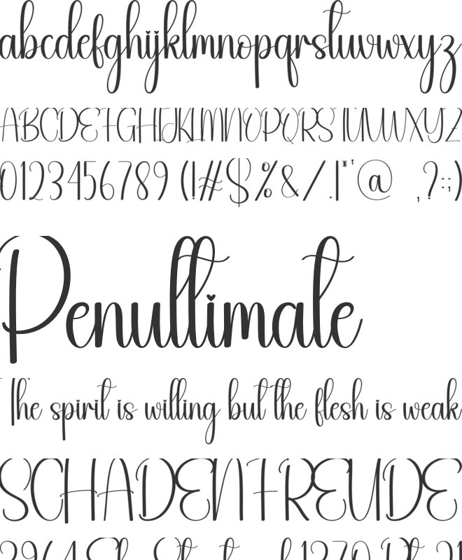 Gasstove font preview