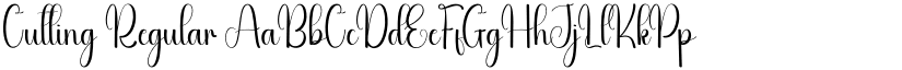 Cutting Regular font