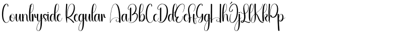 Countryside Regular font