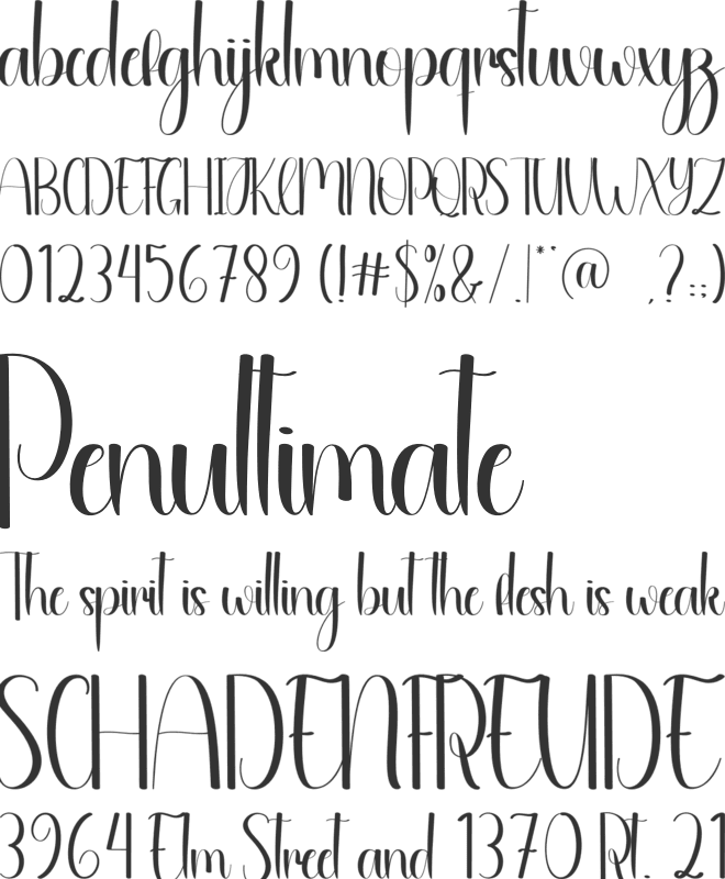 Cleaning font preview