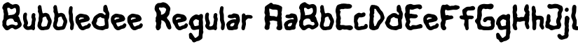 Bubbledee font download
