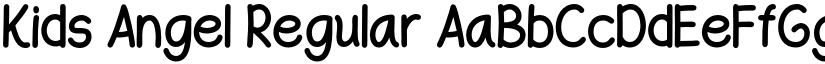 Kids Angel Regular font
