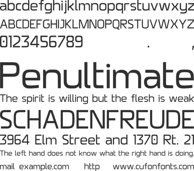 SK Clumster Sans Trial font preview