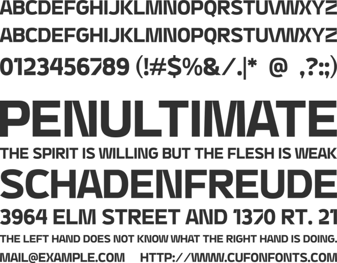 Meltbrown font preview