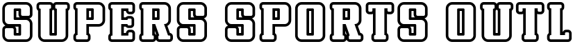 Supers Sports Outline II Regular font