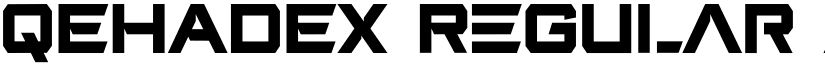 QEHADEX Regular font