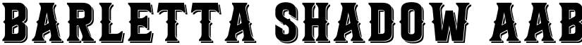 Barletta Shadow font