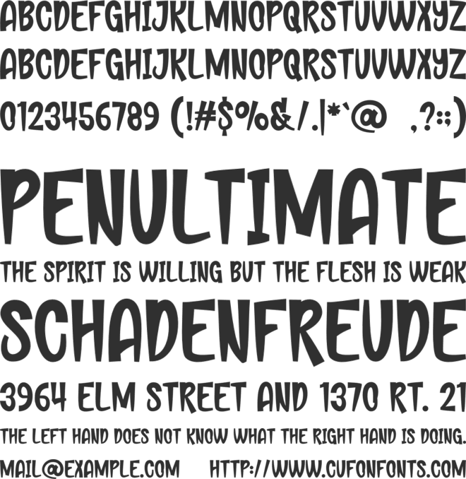 Savor Fall font preview