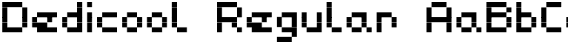 Dedicool Regular font