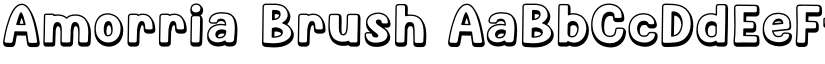 Amorria Brush font