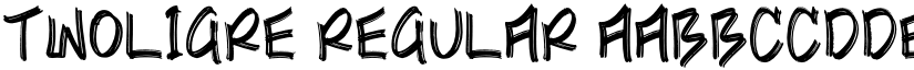 Twoligre Regular font