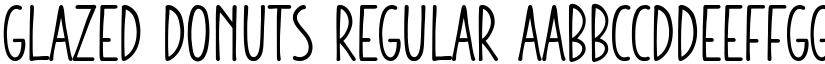 Glazed Donuts Regular font