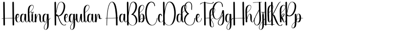 Healing Regular font