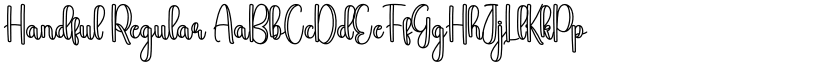 Handful Regular font