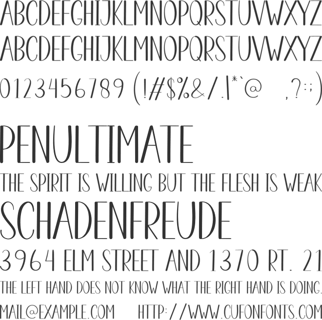 Fresh Banana font preview