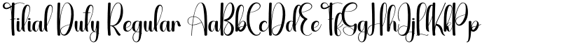 Filial Duty Regular font
