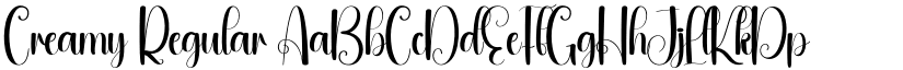 Creamy font download