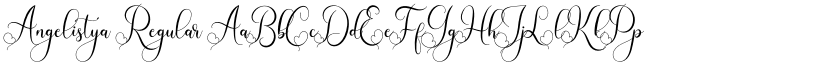 Angelistya Regular font
