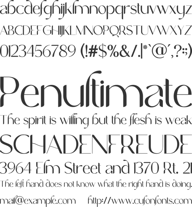 NCL Gasdrifo font preview