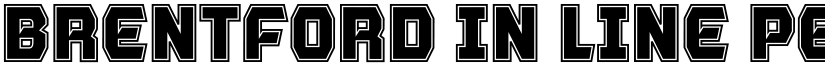 Brentford In Line Personal font