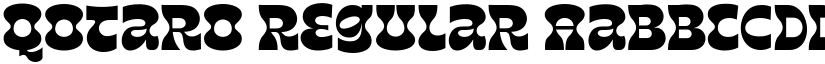 Qotaro Regular font