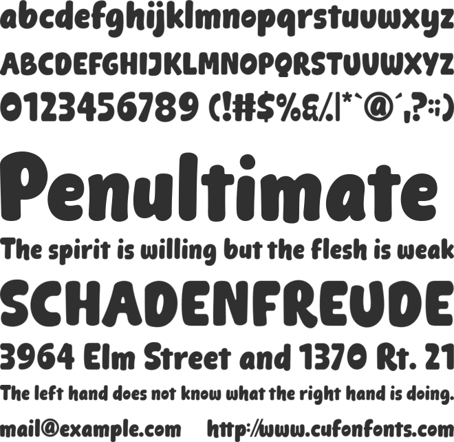 EIGHTY MILES font preview