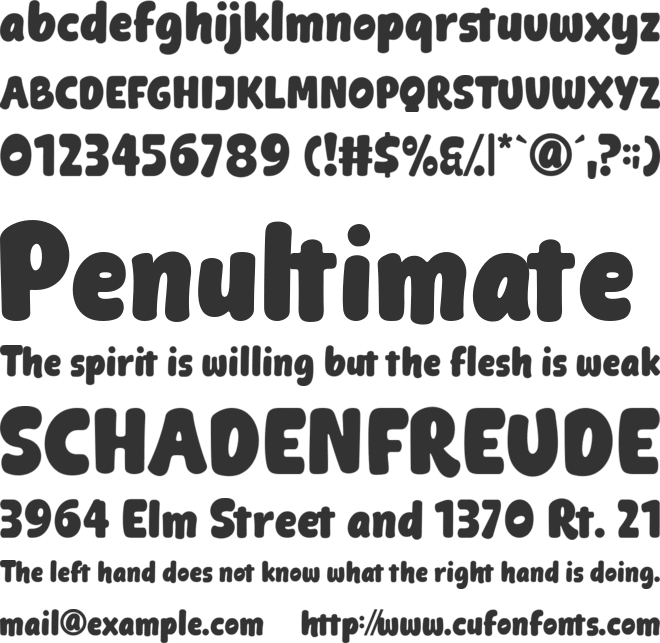 EIGHTY MILES font preview