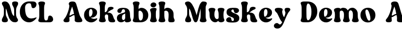 NCL Aekabih Muskey font download