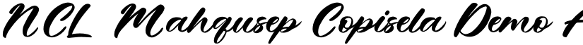 NCL Mahqusep Copisela font download