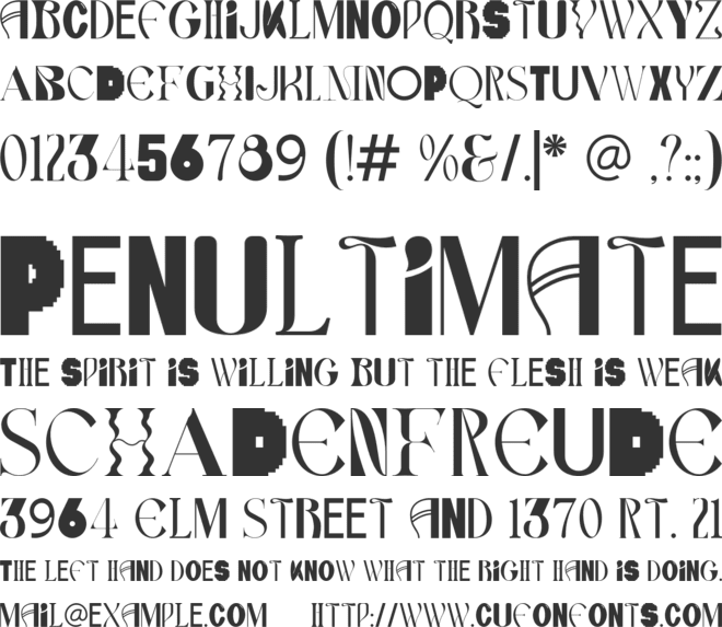 Spikle Personal Use Only font preview