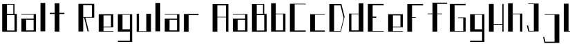 Balt Regular font