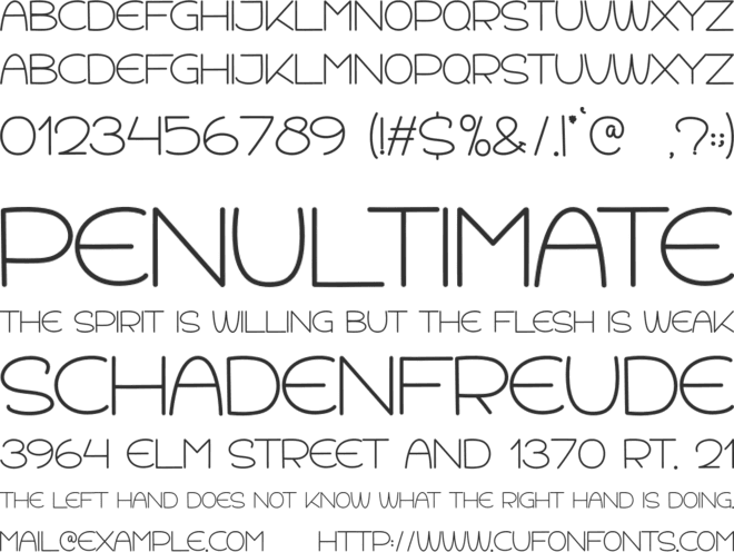 Paper Story font preview