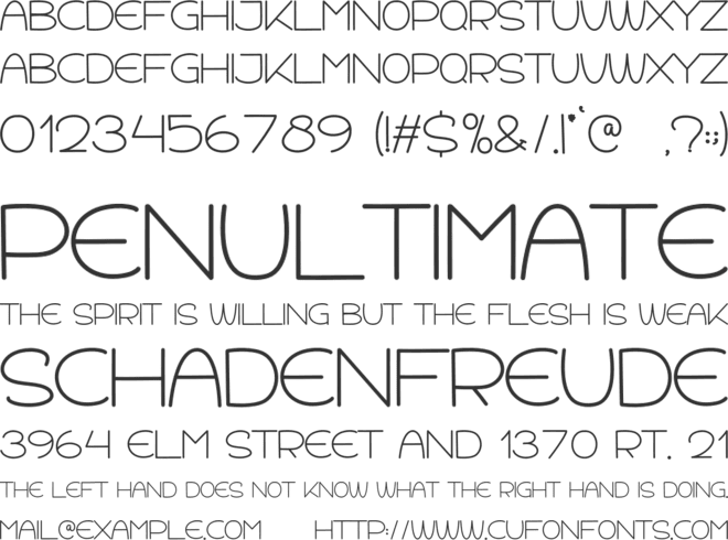 Paper Story font preview
